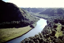 DEC 1983 Wailua River Hawaii Kodachrome Slide BN-D