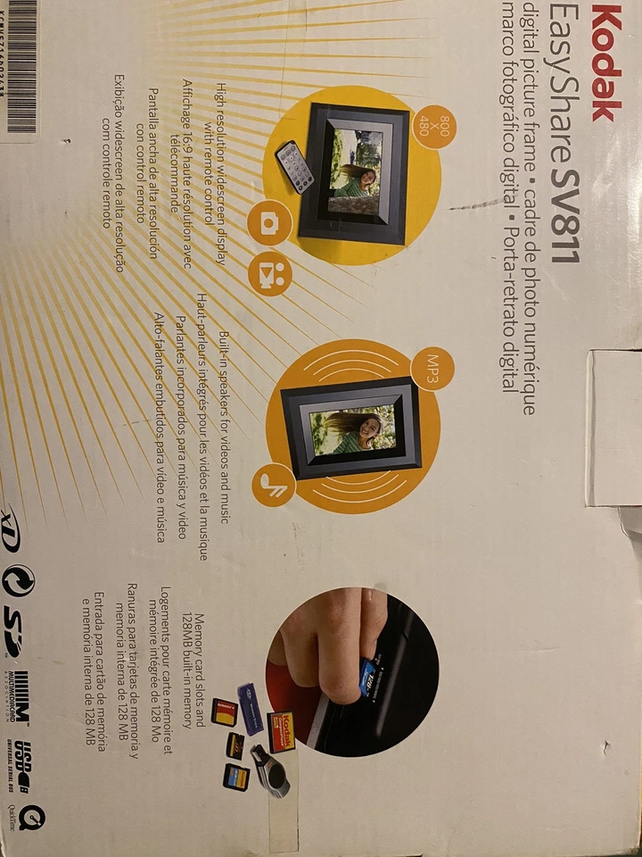 KODAK EASYSHARE SV811 Digital 8" Photo Frame SD Card Viewer  - Image 2 of 4