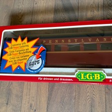 NEW! LGB 32590 PRR Pennsylvania Streamline Observation Car G Scale NIB