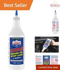 Engine Oil Stop Leak 1 Quart Universal Fit Reduces Oil Consumption Seals