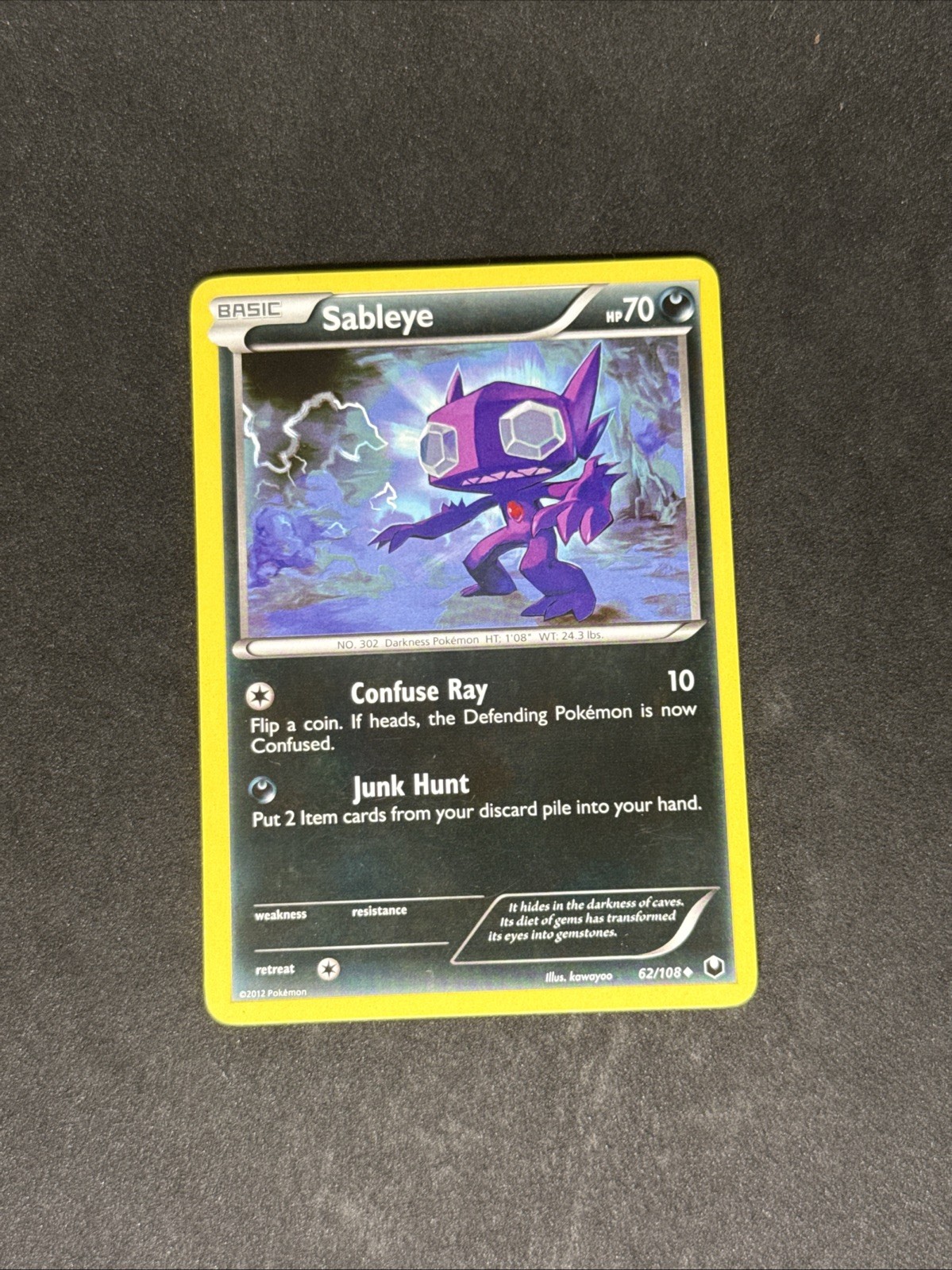 LP Sableye 62/108 Dark Explorers Regular