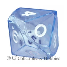 NEW Blue Double Dice RPG Gaming D10 Ten Sided Die