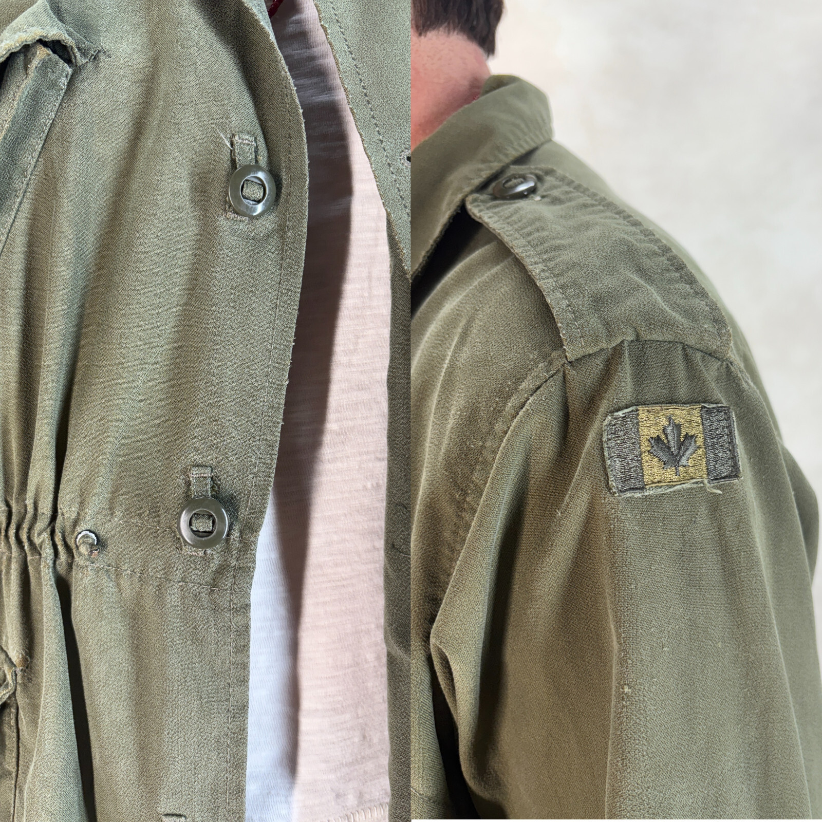 Size: Small. Original Canadian Army combat coats from 1990 image 8
