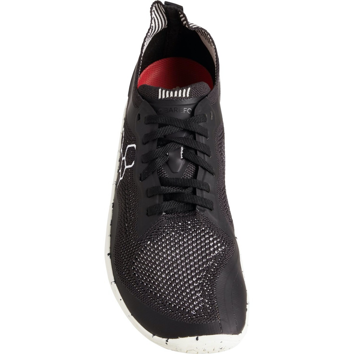 Vivobarefoot Geo Racer Barefoot Minimalist Athletic Shoes Black Grey 12 US 45 EU Vivobarefoot Geo Racer 42 Knit Black Obsidian Minimalist  main image 2