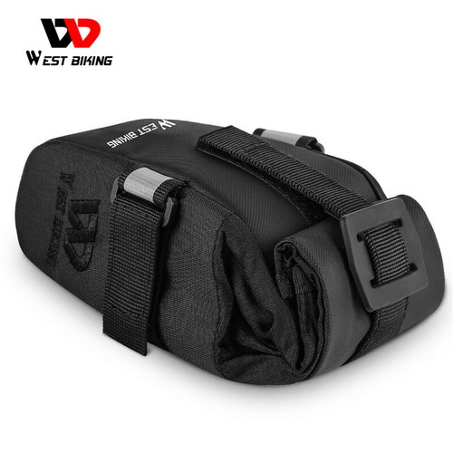 WEST BIKING Bicycle Saddle Bag Waterproof Reflective Bike Cycling Seat Tail Bag - Picture 3 of 18