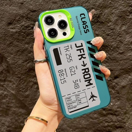 iPhone Phone Case with Plane Ticket Label - Matte, - Picture 14 of 25