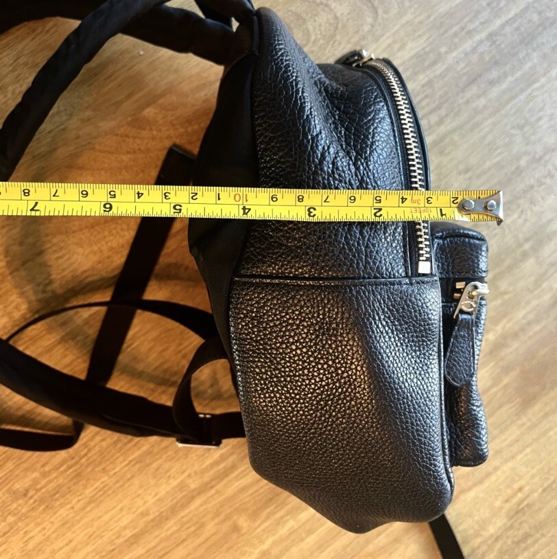 COACH Mini Charlie Backpack Rucksack Daypack Leather Black