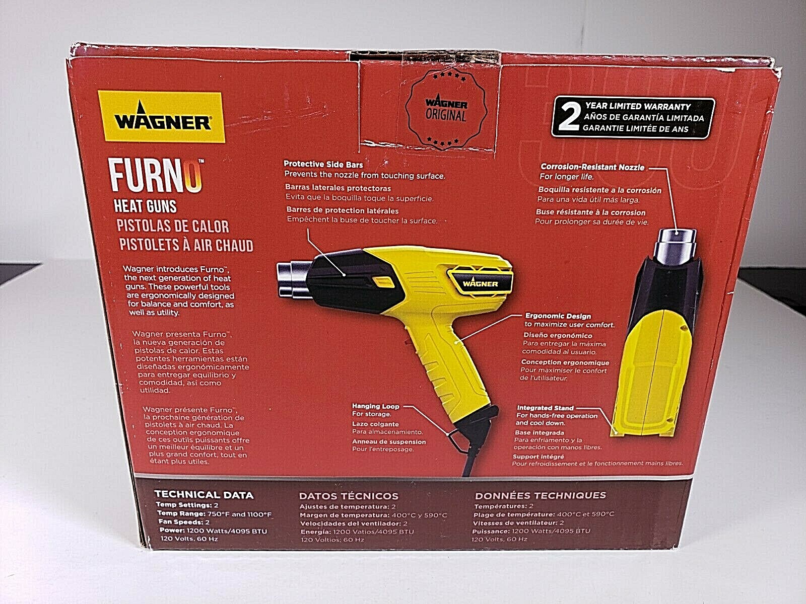 Wagner Furno 300 DualTemp Heat Gun Paint Remover Brand NEW Factory