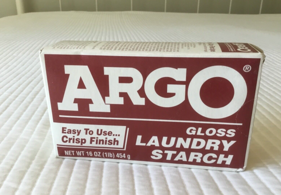 New ARGO Gloss Multipurpose Crisp Finish Laundry Starch Blue & Red Ur