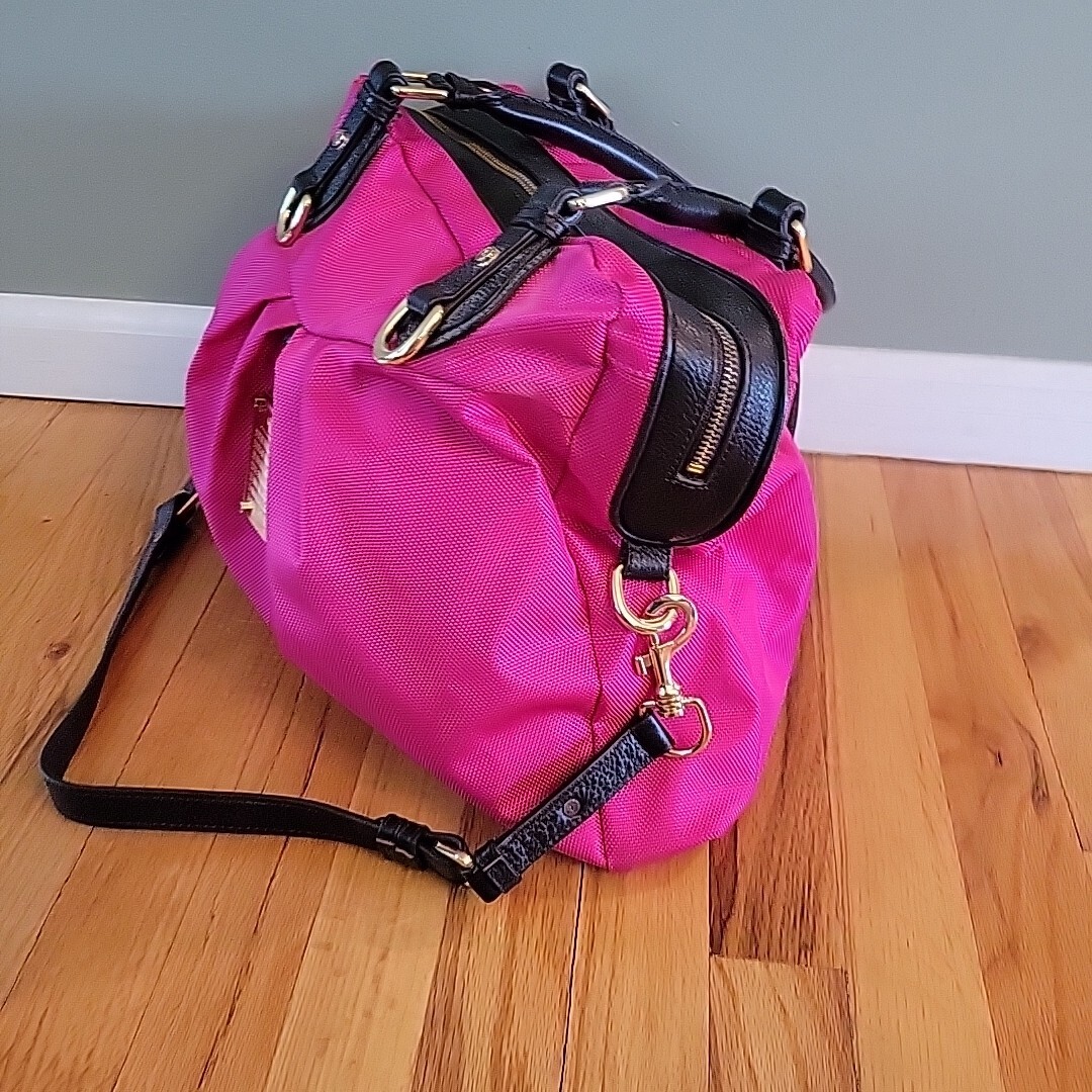 JPK Paris 75 Nylon Shoulder Bag Purse Pink Cherry | eBay