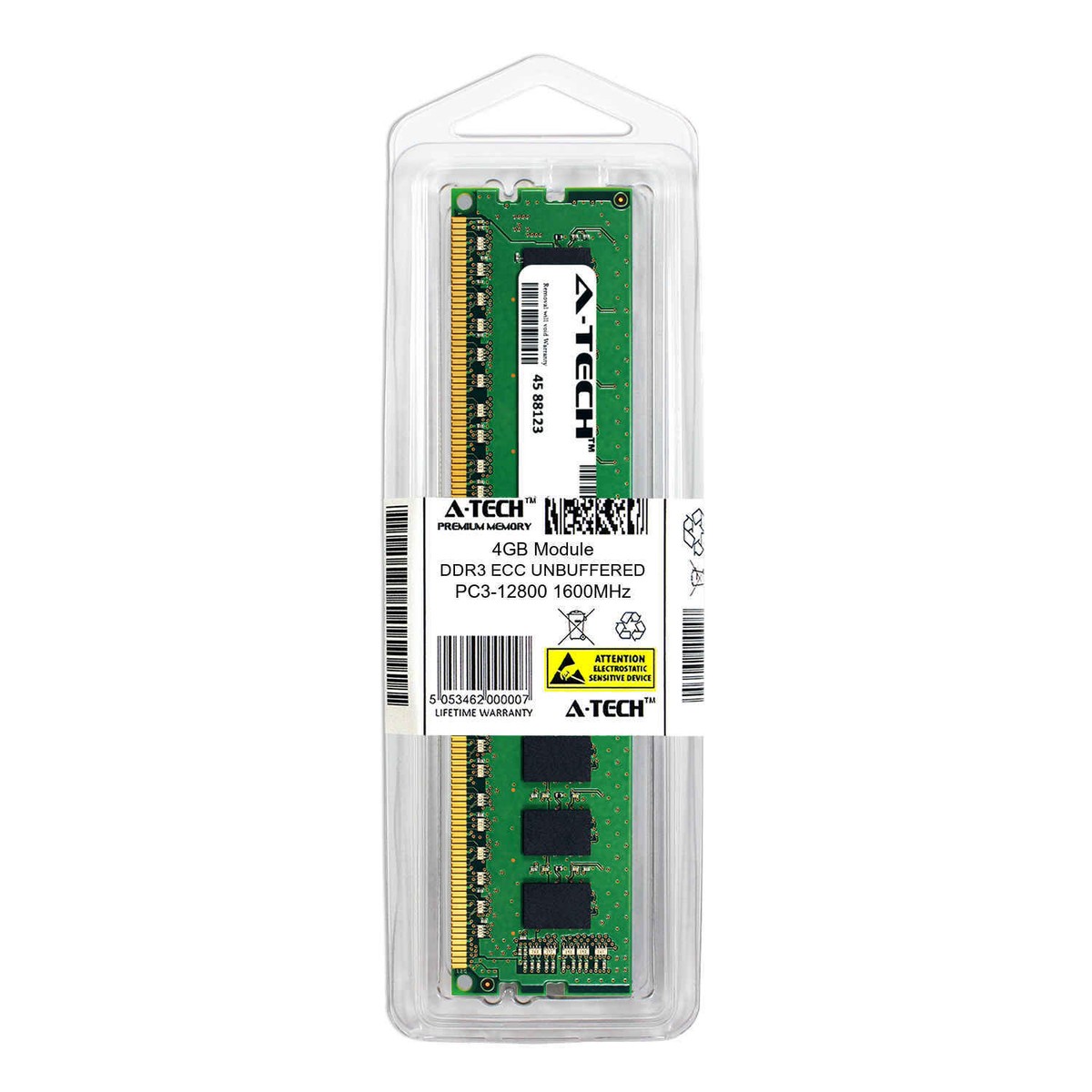 4GB DDR3 PC3-12800E ECC UDIMM (Kingston KVR16E11/4 Equivalent
