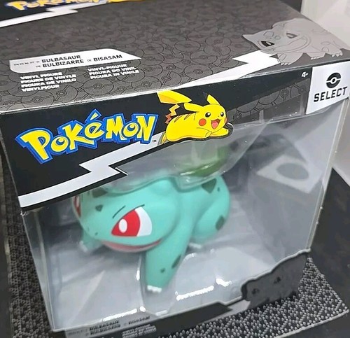 Nuovo 2024 Jazwares Pokémon Pokemon Select - Bulbasaur 4" Vinyl Figure Serie 1 - Foto 2 di 5