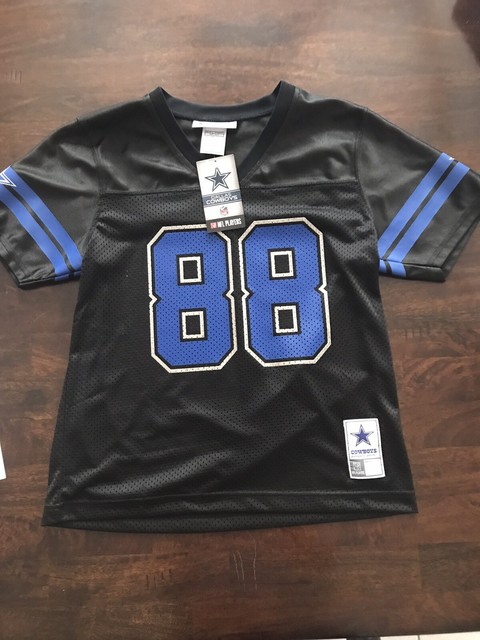 Youth Medium New w Tags Dallas Cowboys Black Jersey #88 &hellip;