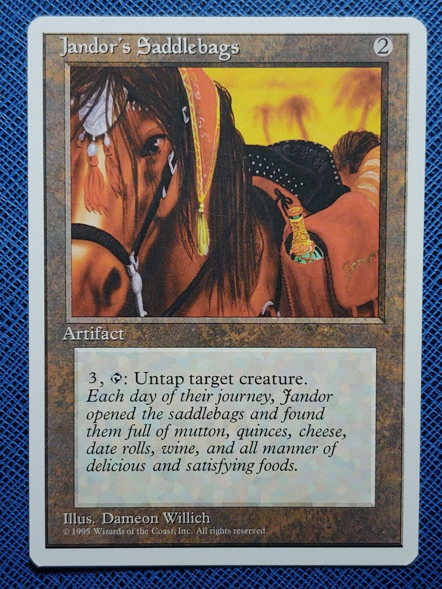 MTG 1x Jandor's Saddlebags LP Fourth 4th Edition (multi available