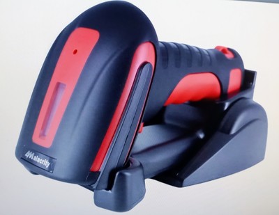 Alacrity 2D QR 1D Industrie Barcode Scanner mit Ständer, Bluetooth/2.4 GHz Wirel