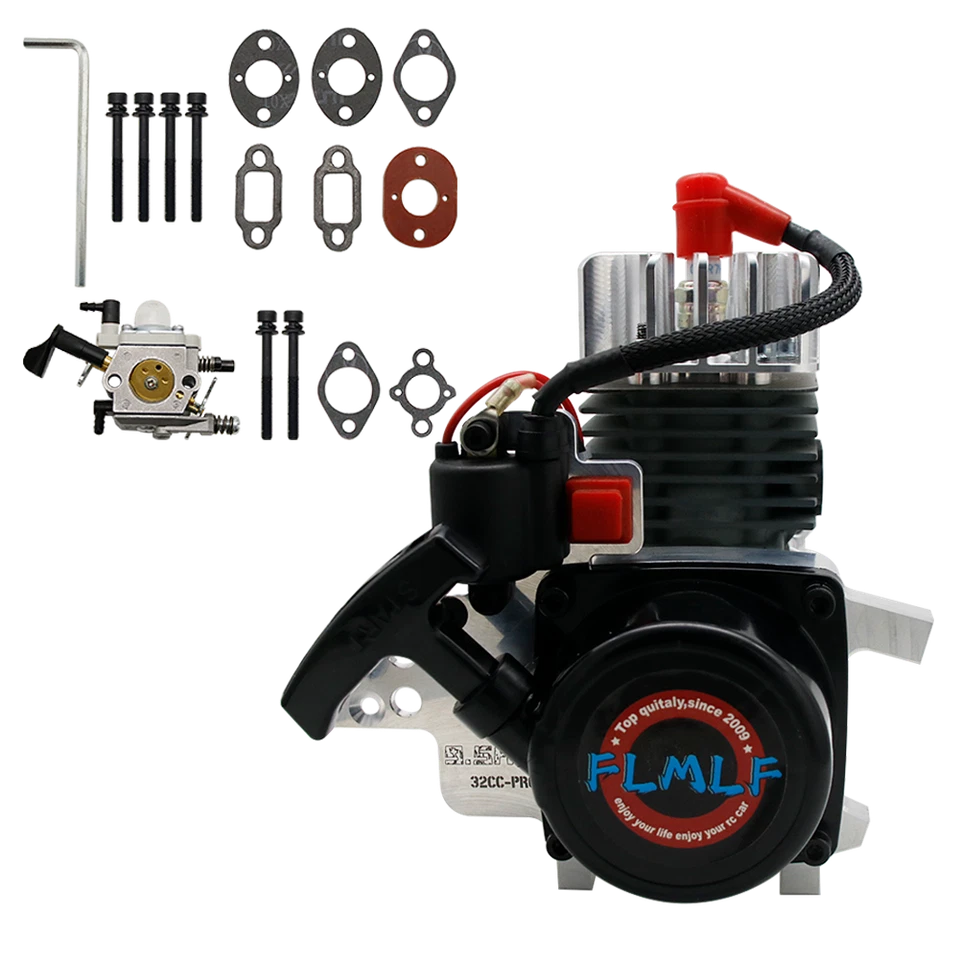 CNC 32cc PRO 11HP Racing Reed Case Engine for 1/5 HPI Rovan Baja 5B 5T LOSI FG - Image 3 of 4