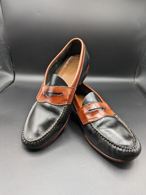 GH Weejuns Slip-on Casual 2-Tone Leather Loafers Mens Size 10 G.H. Bass Weejuns Larson Penny Loafers - BA11010H-041 main image 3