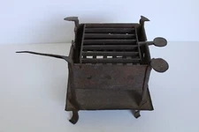 RARE 18th Century Revolutionary War Era Soldier's Brazier Forged Iron Camp Stove