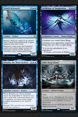 mtg goblin commander precon MTG Commander Deck EDH Deck Arixmethes, Slumbering Isle 100 Magic –  Moonveil Games