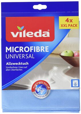 Microfibre Cloth Multi-Purpose Universal 4-Pack Cleaning Durable Absorbent
