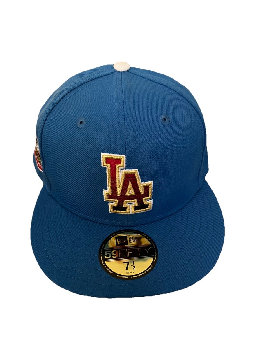 new era union ニューエラ 7 3/8 dodgers la New Era Los Angeles Dodgers Fitted Hat - Size 7 3/8 50th