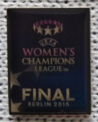 Pin Anstecker UEFA Women's Champions League Final 2015 1. FFC Frankfurt Paris SG - Bild 1 von 2