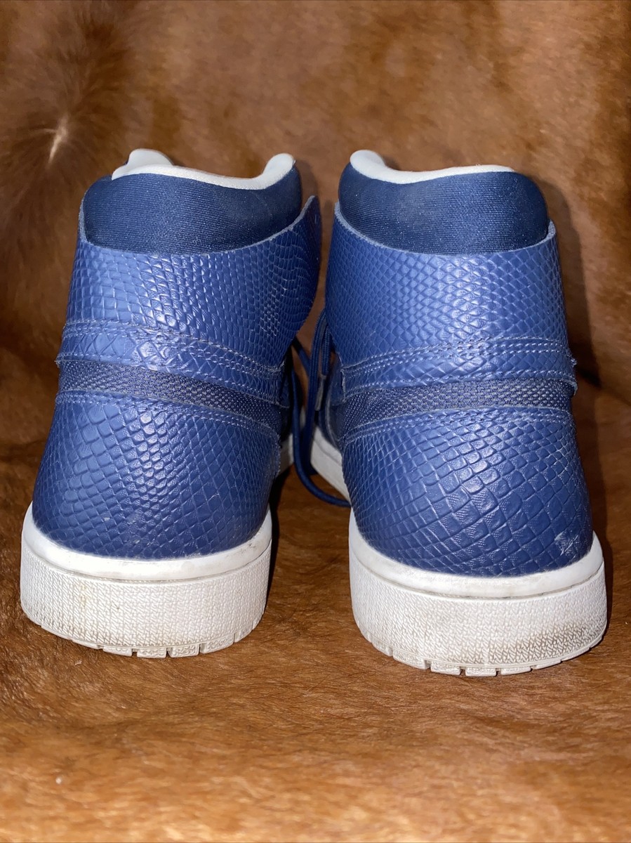 シューズ(男性用) Nike AirJordan1 High llic Navy 27.5 Nike Air Jordan 1 High Nouveau Navy Snakeskin 819176-407