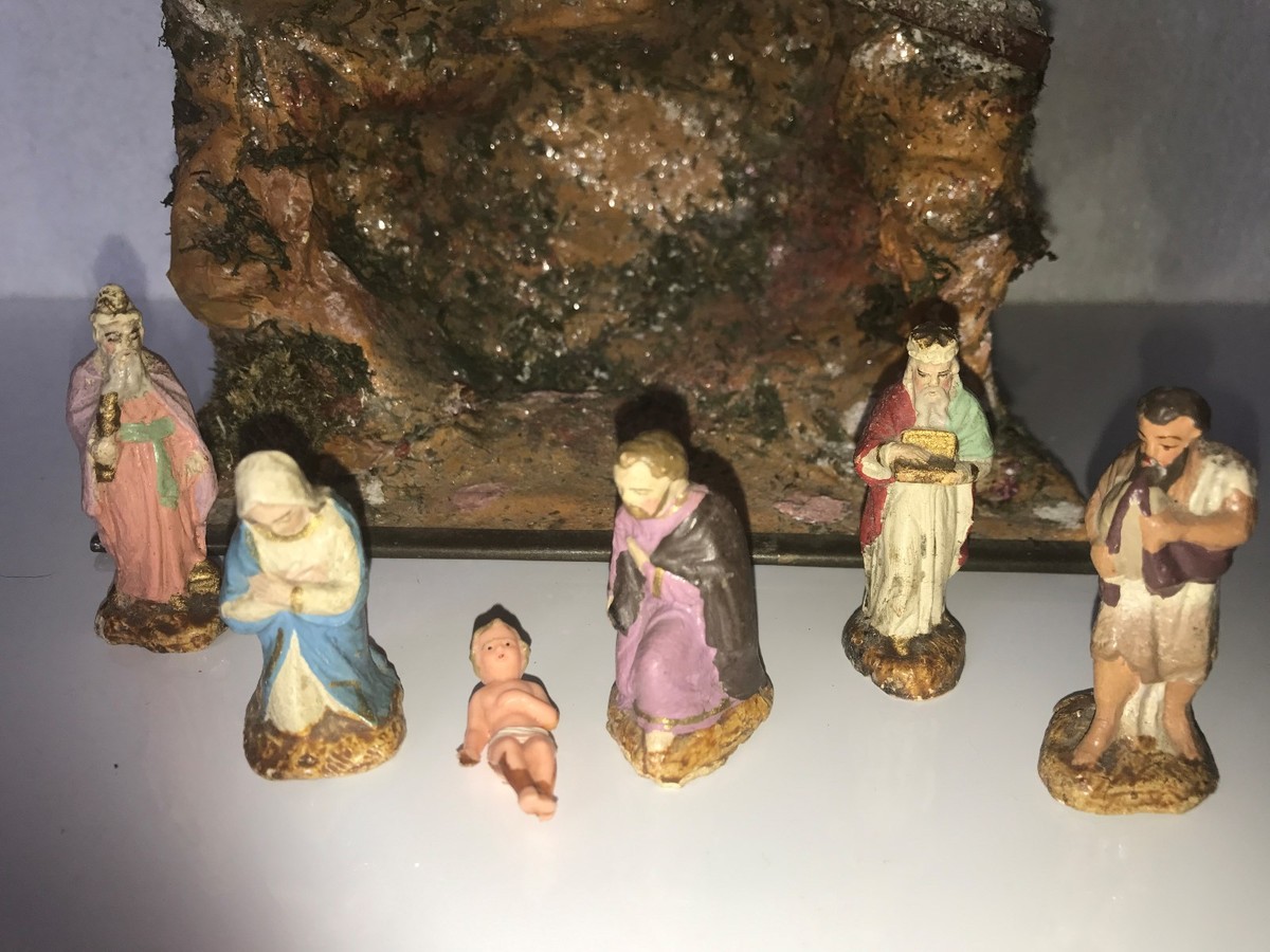 Nativité Santons Anciens Devineau Taille 5 Joseph Et Jésus C Toulon 83000