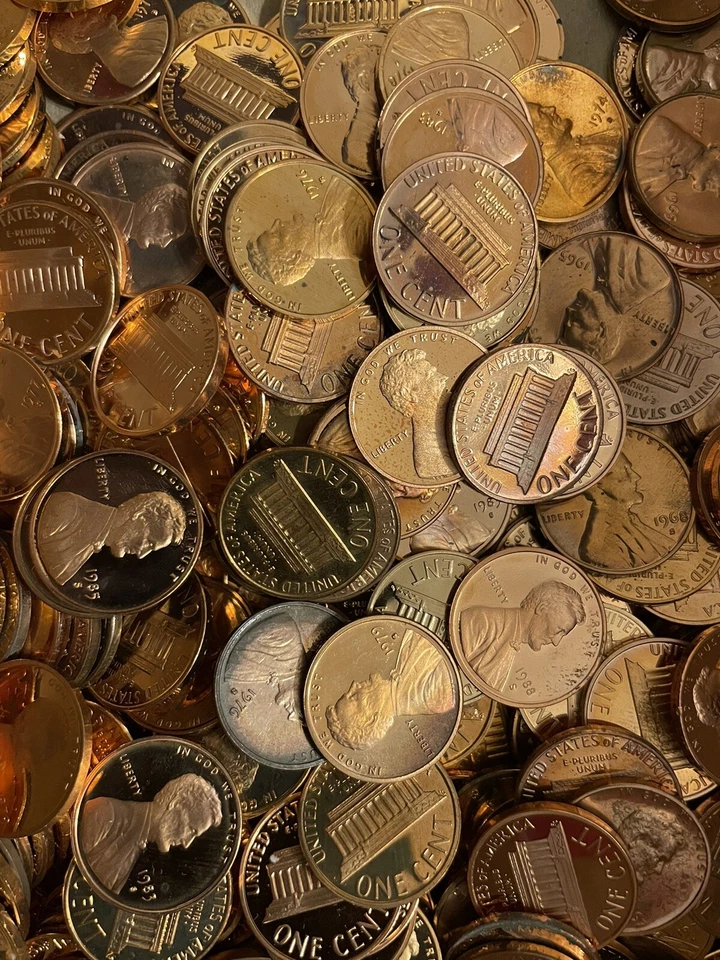 1961~67 P 1968-1989 S Lincoln Penny Roll With Issue Or Defects Selling As Is - Image 2 of 4