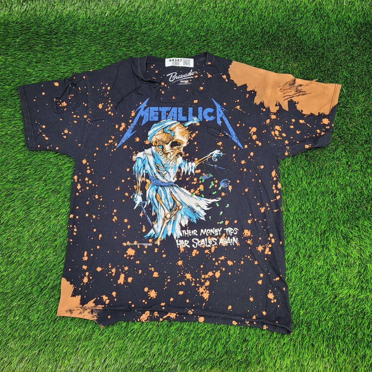 Metallica sales shirts bleached