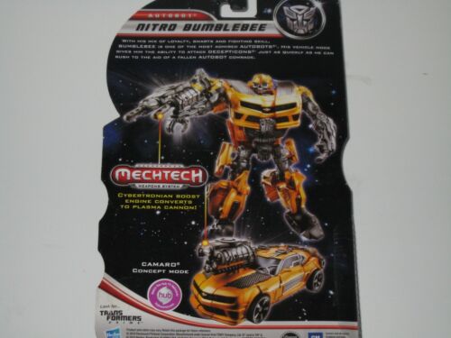 2010 TRANSFORMERS DARK OF THE MOON : MECHTECH - NITRO BUMBLEBEE FIGURE - Picture 3 of 3