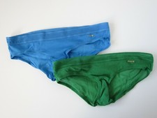 2 VTG Victoria's Secret PINK Sheer Mesh Bikini Panties X-SMALL / SMALL