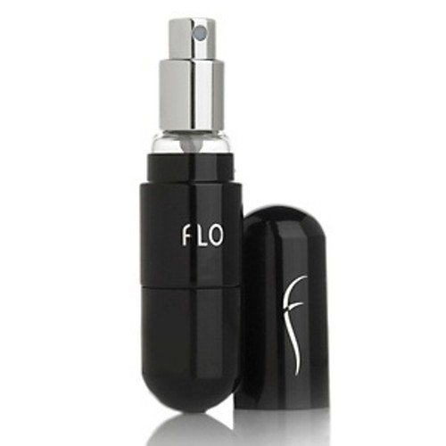 Flo Refillable Fragrance Atomizer Travel Perfume Bottle BLACK 5ml 0.17oz - Picture 1 of 7