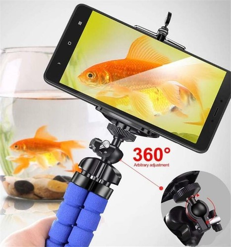 2x Flexible Mini Tripod Holder + Mount Bracket for iPhone/Samsung Phone, Camera - Picture 2 of 6