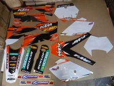 FLU  TEAM FMF  KTM GRAPHICS 2005 2006 SXF XC XCF SX & 2006 2007 EXC XCFW  XCW