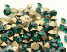 American Flyer 24 GREEN GLASS marker jewels for loco and tenders 312 314AW etc.