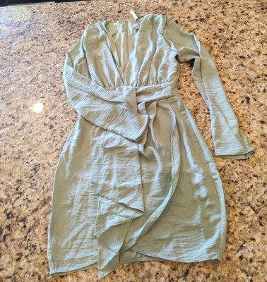 asos green embroidered dress Asos Design Green Dress 4