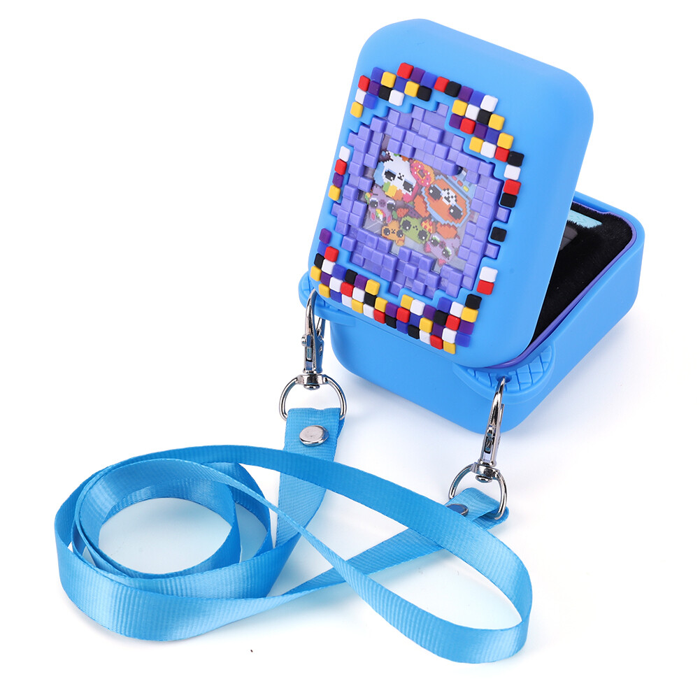 Silikon-Schutzhülle Für BITZEE Digital Pet - Mit Trageband In 4 Farben Für Interaktives Spielzeug