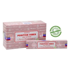 Satya Nag Champa Positive vibes Incense Sticks - Box 12 Pack