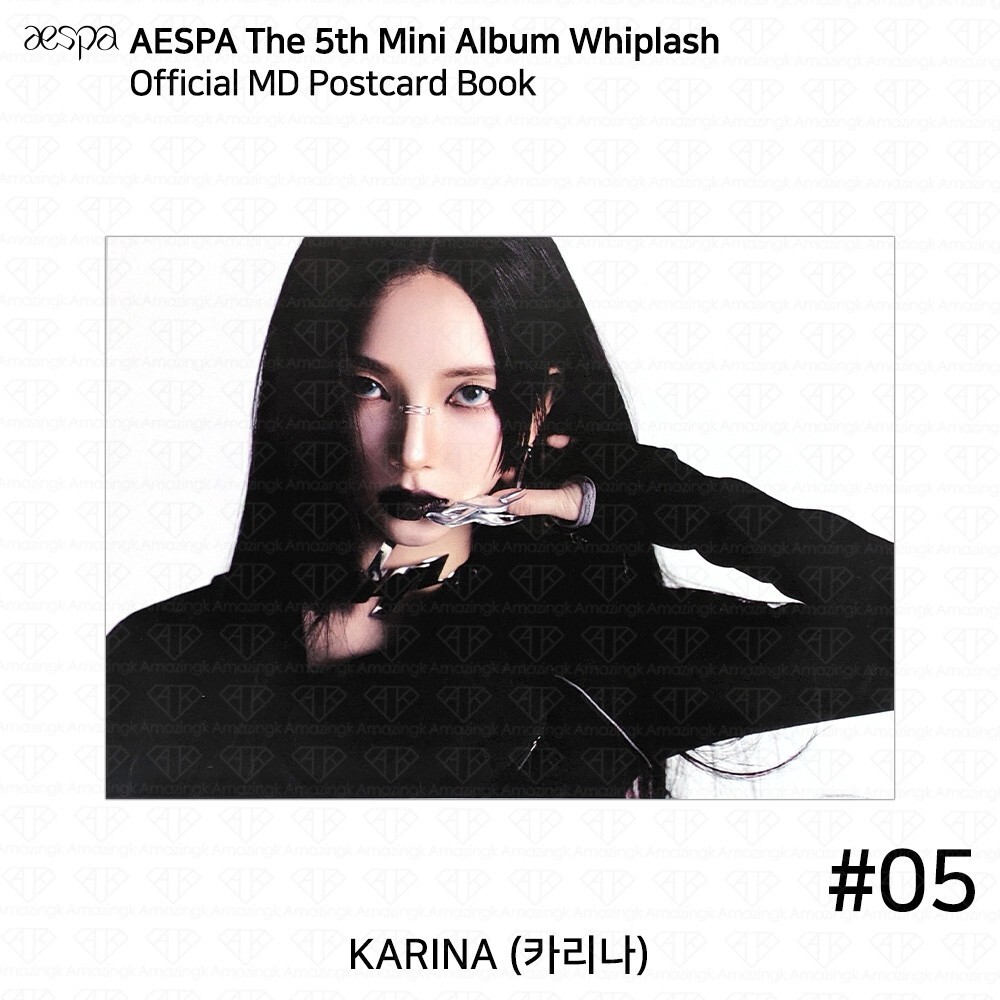 Aespa 5th Mini Album Whiplash POP UP MD Postcard Book Aespa 5th Mini Album Whiplash POP UP MD Postcard Book