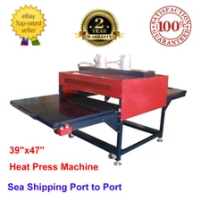 39"x47" Pneumatic Double-Working Table Large Format Heat Press Machine 220V