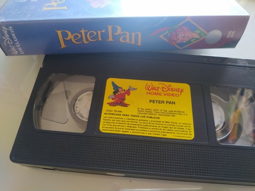 PETER PAN Los Clasicos De WALT DISNEY 1992 - VHS Cinta Tape Español - Am - Picture 4 of 4