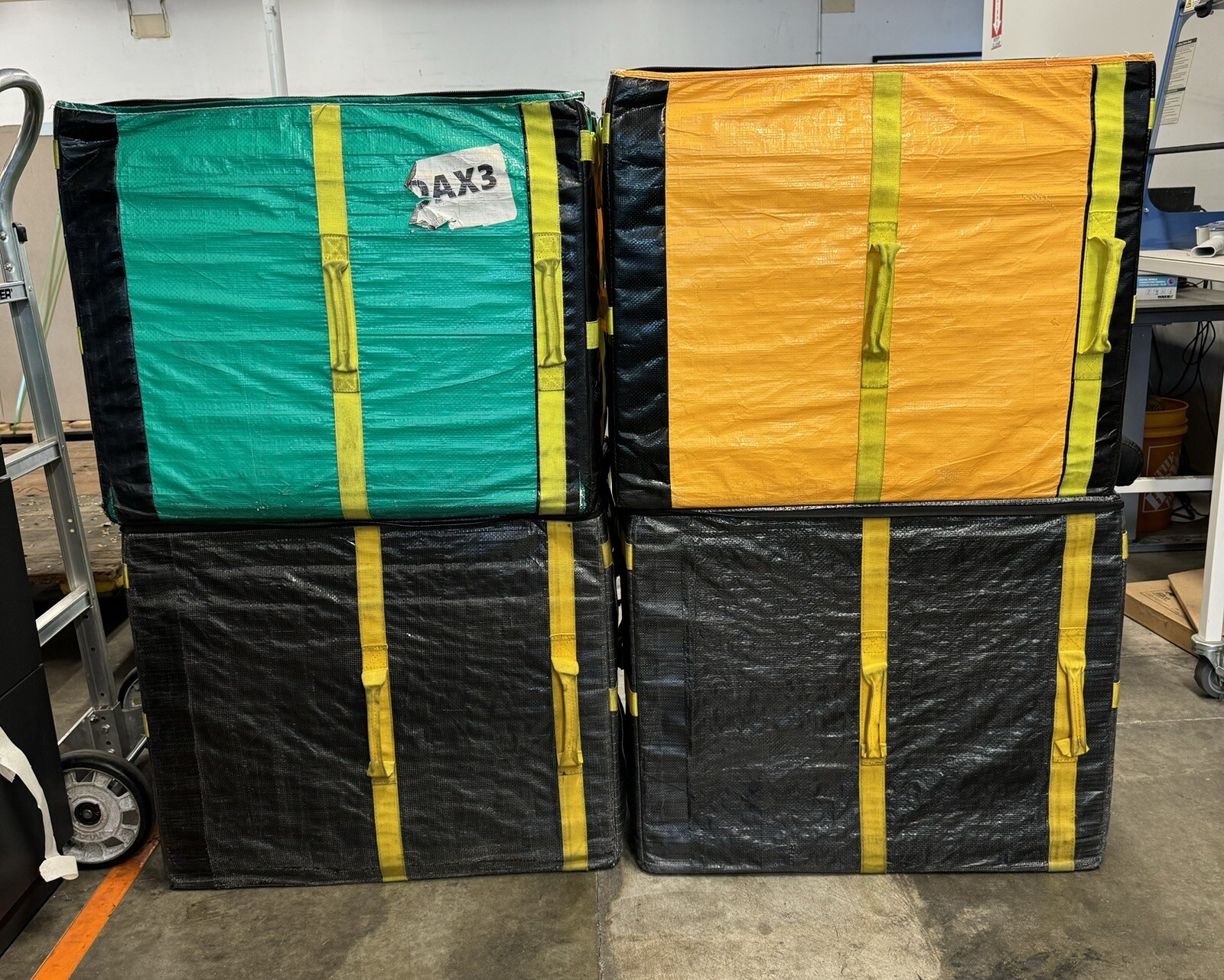 Large Amazon Delivery Tote Bag Lot of 4 Used eBay