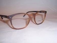 NEW Giorgio Armani EYEGLASSES AR 7074 5562 STRIPED BROWN 50mm AUTHENTIC RX 7074