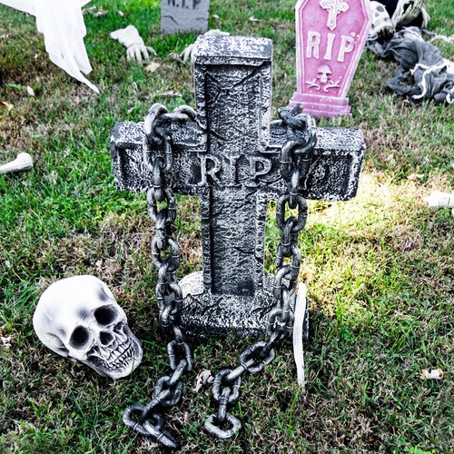 Layout Decor Plastic Barrier Chain Fake Chains Chain Halloween - Picture 11 of 11