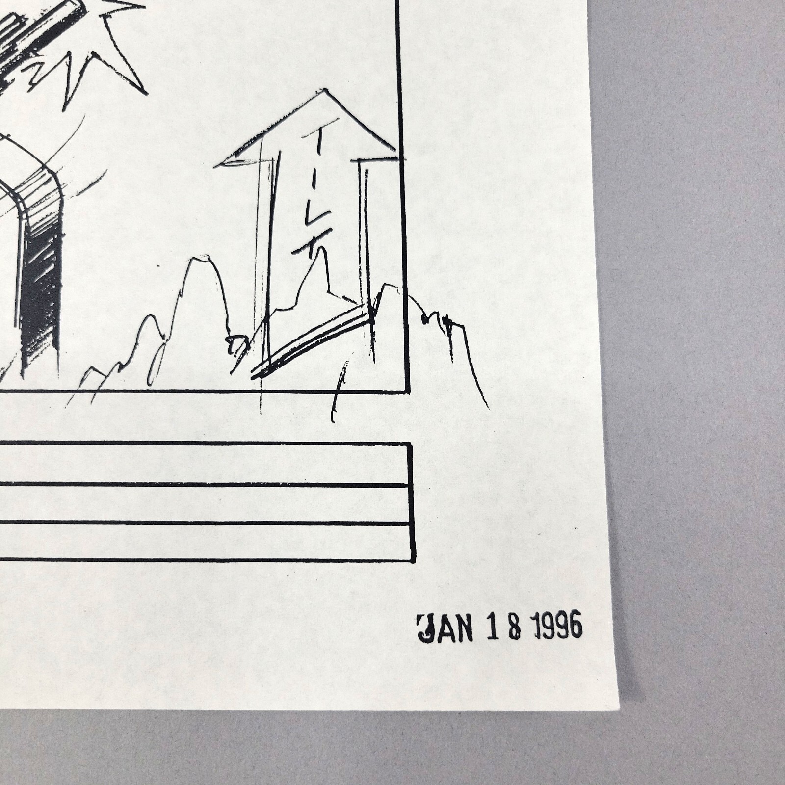 Image 12 of Starship Troopers - Production Used Storyboard, Soldiers Fire on Bugs, COA Prop