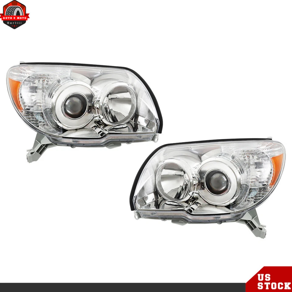 For Toyota 4Runner 4 Runner 2006-2009 Projector Headlights Headlamps Left&Right - Image 2 of 4