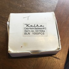 KOIKE CARP HOOKS pack of 1000 boxed size 10