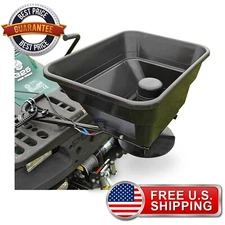 80 Lb Guide Gear UTV ATV Fertilizer Salt Sand Spreader Winter Seed Seeder Farm