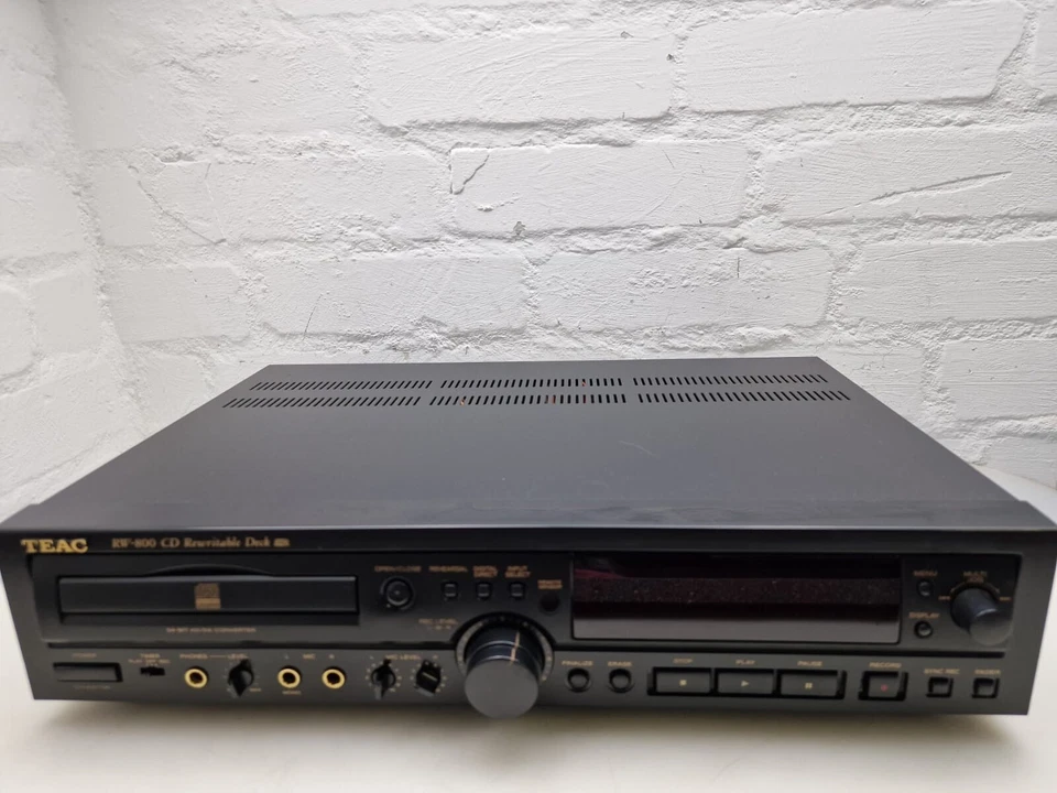 TEAC RW-800 CD-Recorder Deck CD-R CD-RW 24-Bit Konverter Audio Player Recorder - Bild 4 von 4